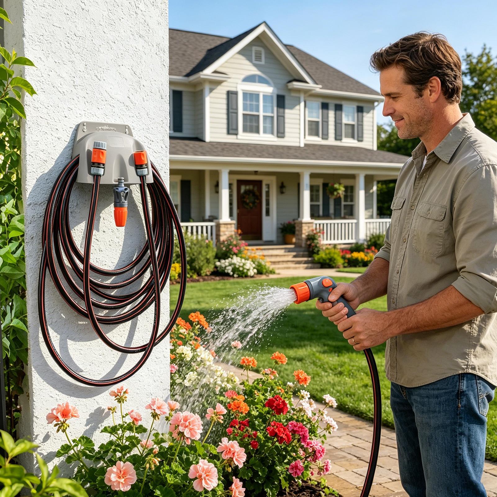 Suporte de parede para manguei - Home Improvement Help avaliação e preço